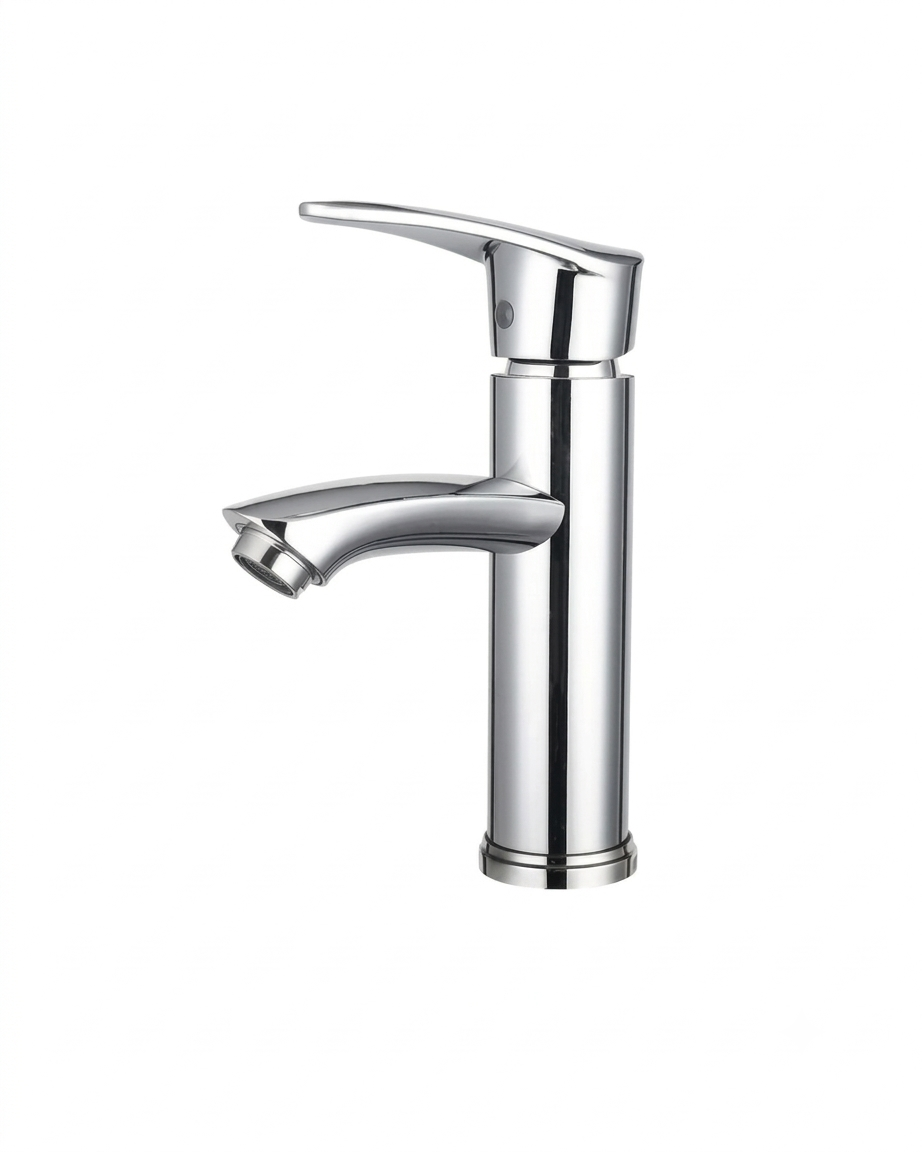 Chrome Single Lever Bathroom Basin Mixer Tap | Manzoor Sanitary
