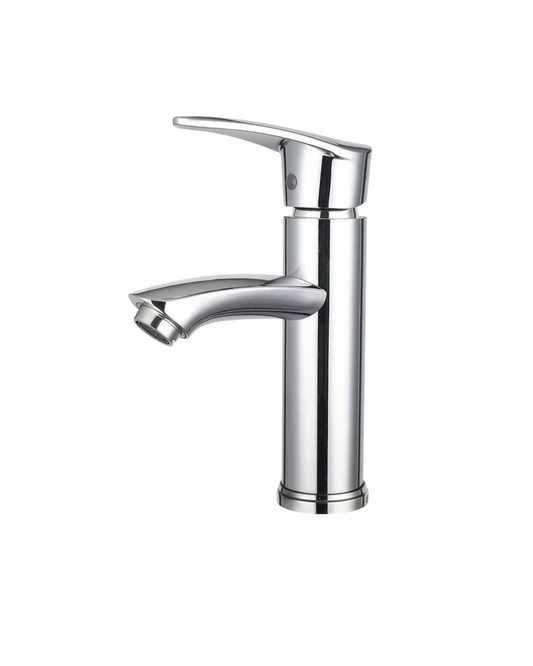 Chrome Single Lever Bathroom Basin Mixer Tap | Manzoor Sanitary
